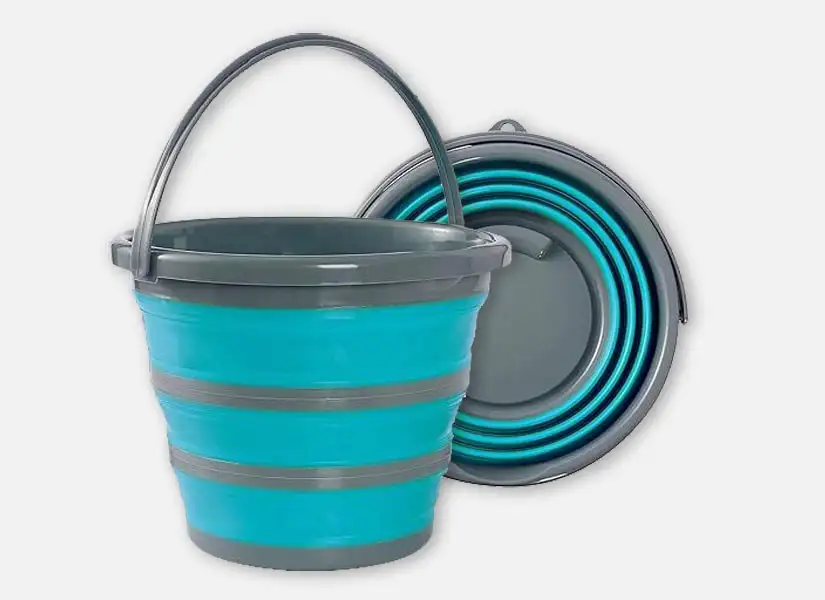Collapsible Camper Van Bucket with Handle